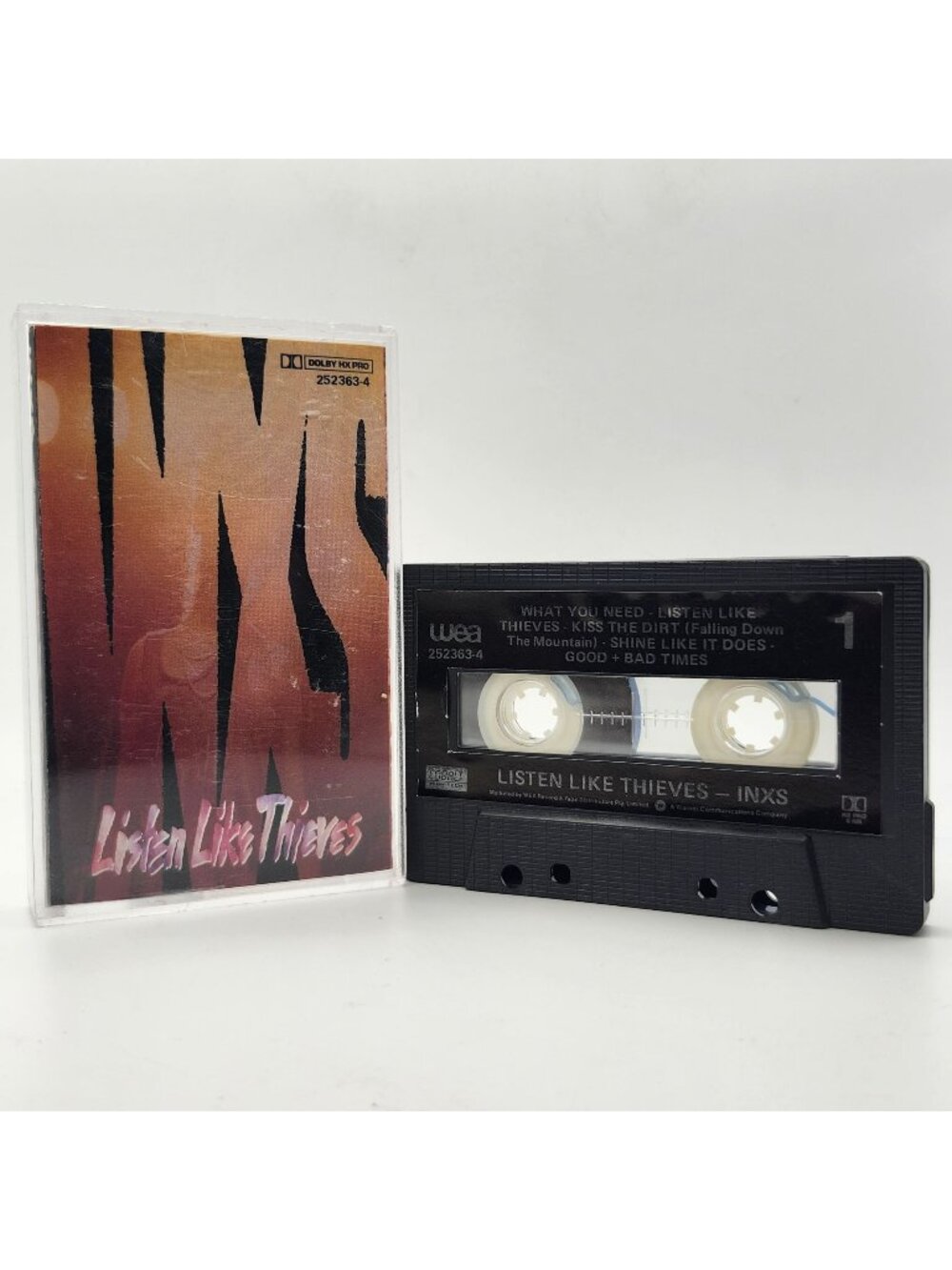 INXS Listen Like Thieves Cassette 1985 Wea Records 252363-4 Australia Import